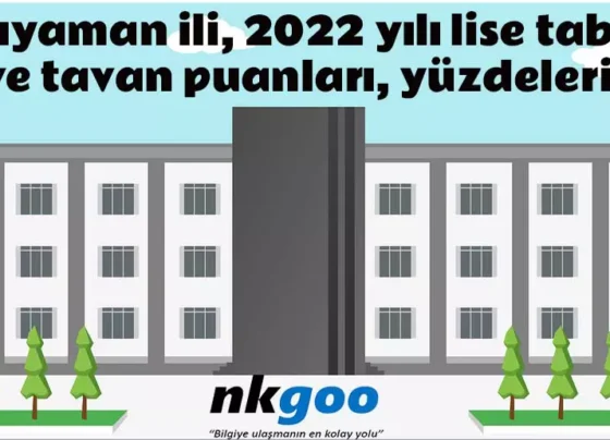 adıyaman lise taban puanları 2022