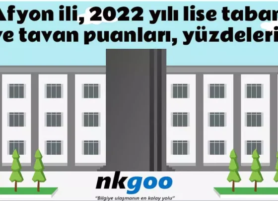 afyon lise taban puanları 2022