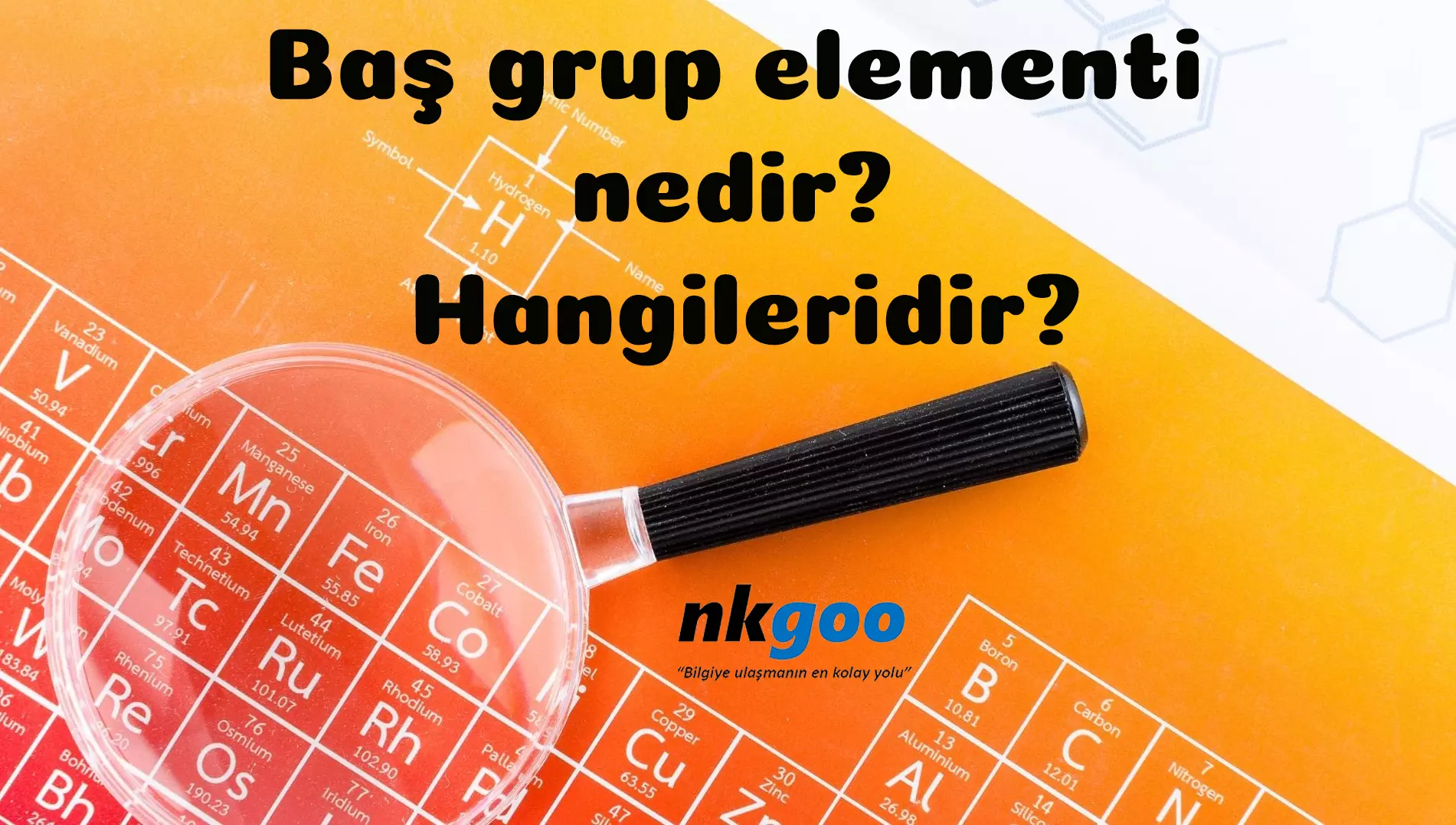 Baş grup elementi nedir? Hangileridir?