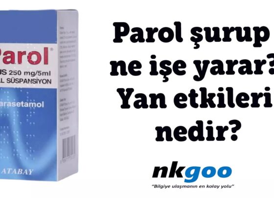 parol şurup ne işe yarar?