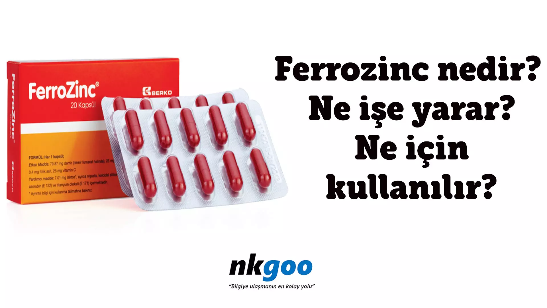 Ferrozinc nedir? Ne işe yarar? Ne için kullanılır?