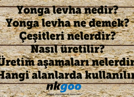 yonga levha nedir