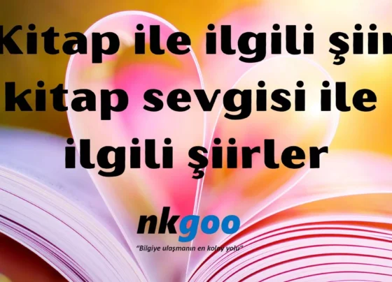 kitap ile ilgili siir