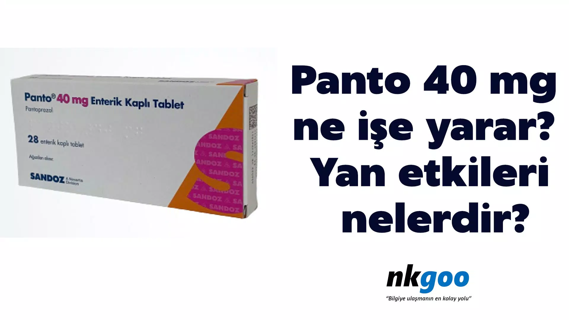 Panto 40 mg ne işe yarar? Yan etkileri nelerdir?