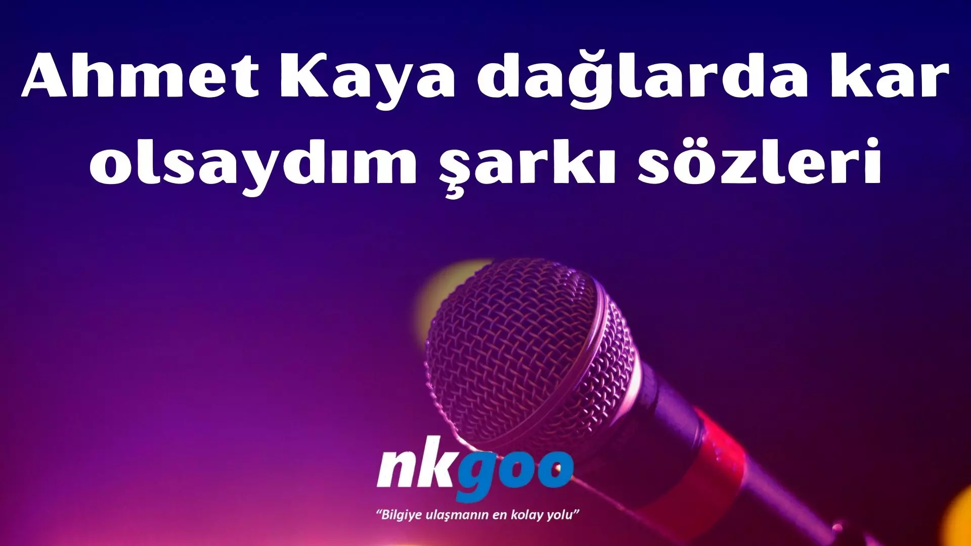 Ahmet Kaya dağlarda kar olsaydım şarkı sözleri