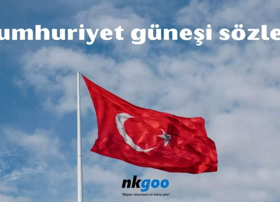 cumhuriyet gunesi sozleri