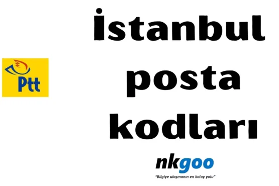 istanbul posta kodu