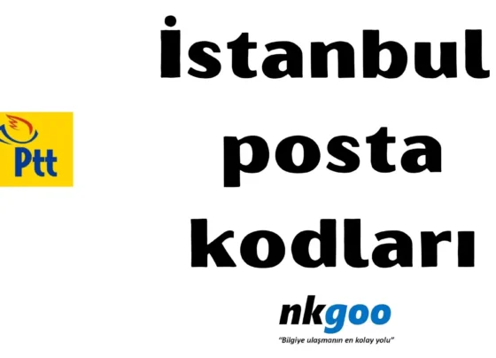 istanbul posta kodu