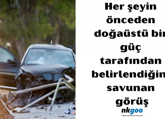 Her seyin onceden dogaustu bir guc tarafindan belirlendigini savunan gorus