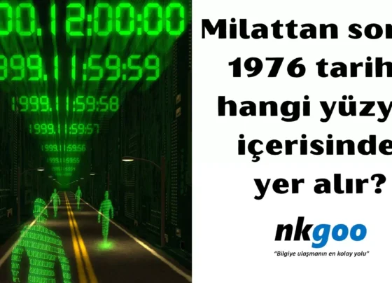 Milattan sonra 1976 tarihi hangi yuzyil icerisinde yer alir