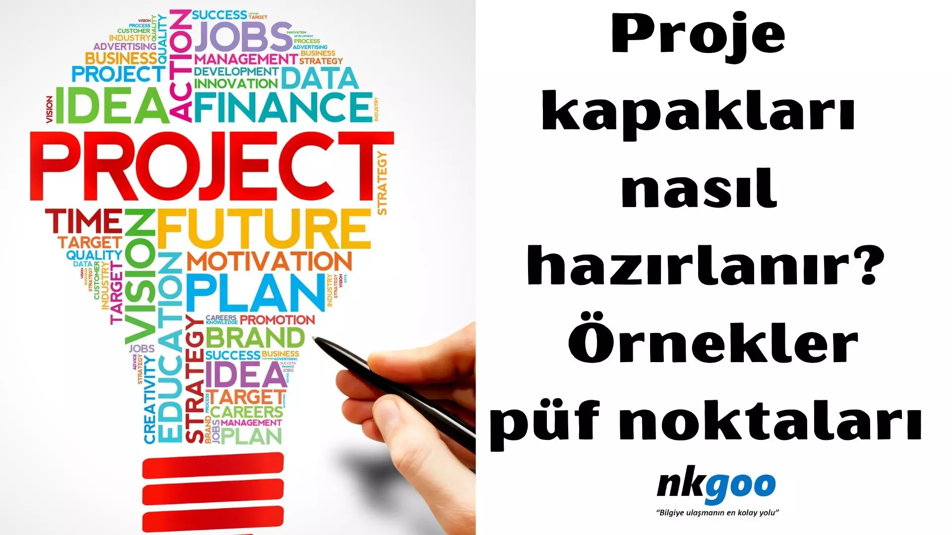 Proje kapakları nasıl hazırlanır? Örnekler