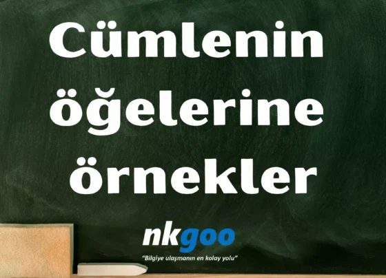 Cumlenin ogelerine ornekler