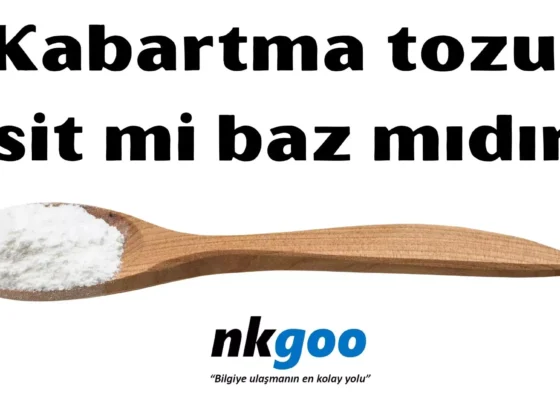 Kabartma tozu asit mi baz mi