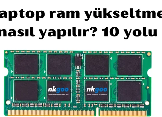 Laptop ram yukseltme