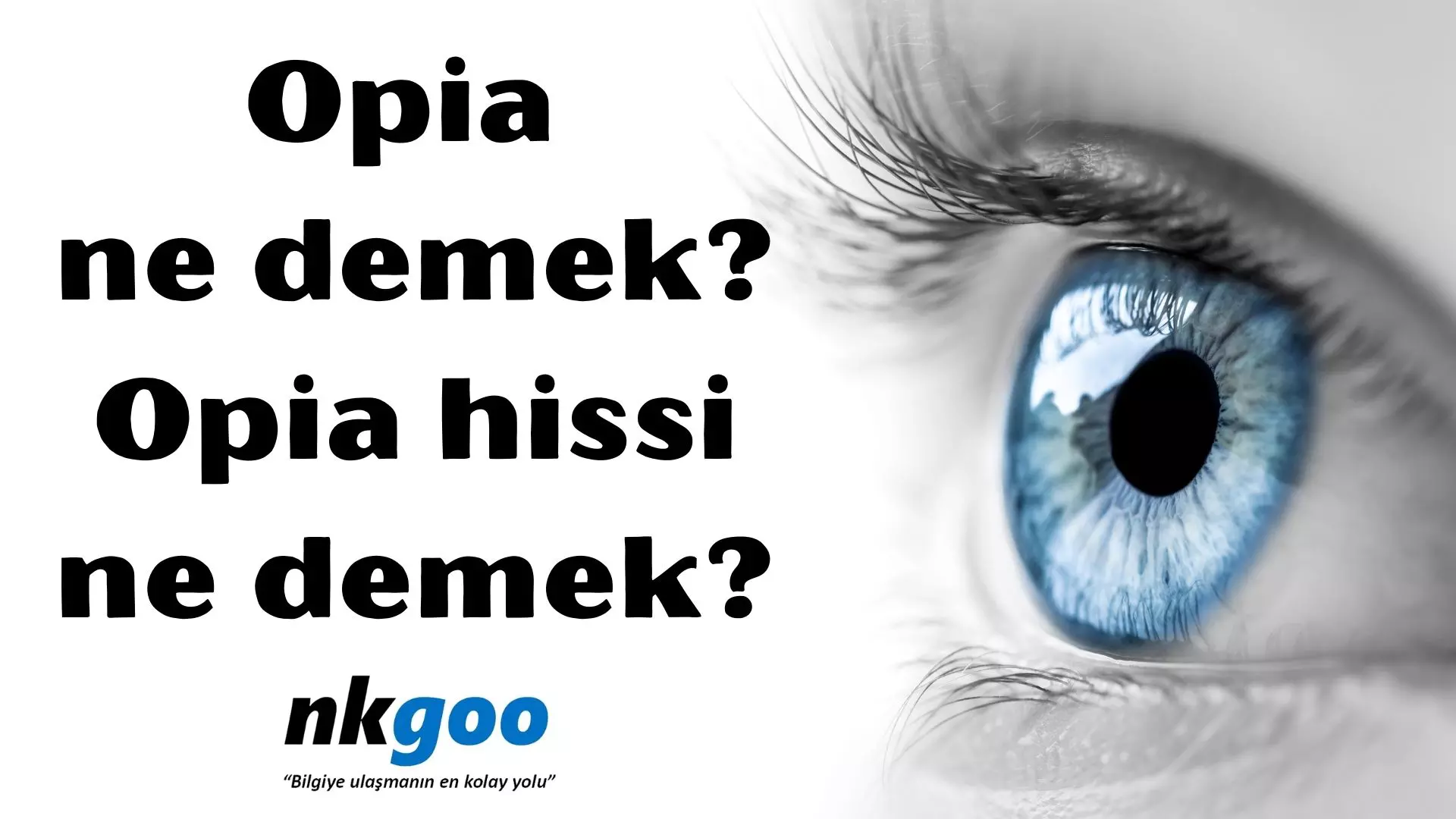 Opia ne demek? Opia hissi ne demek?