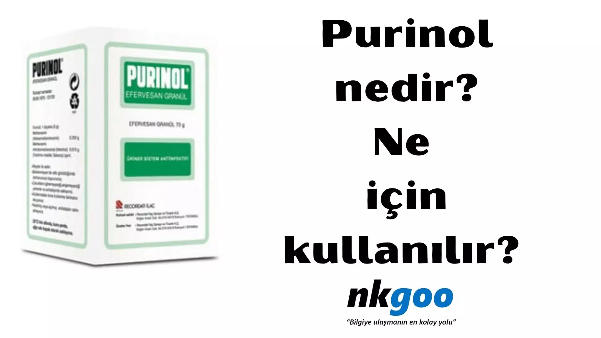 Purinol nedir? Ne için kullanılır? Yan etkileri