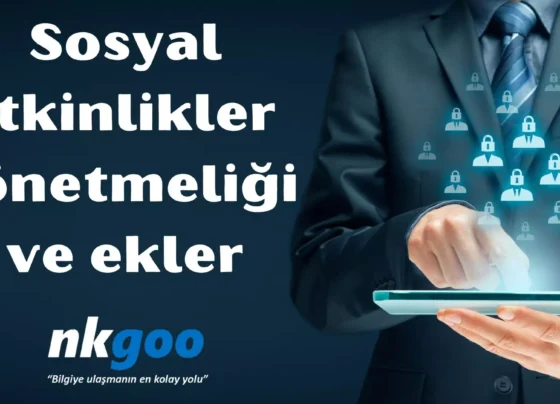 sosyal etkinlikler yonetmeligi