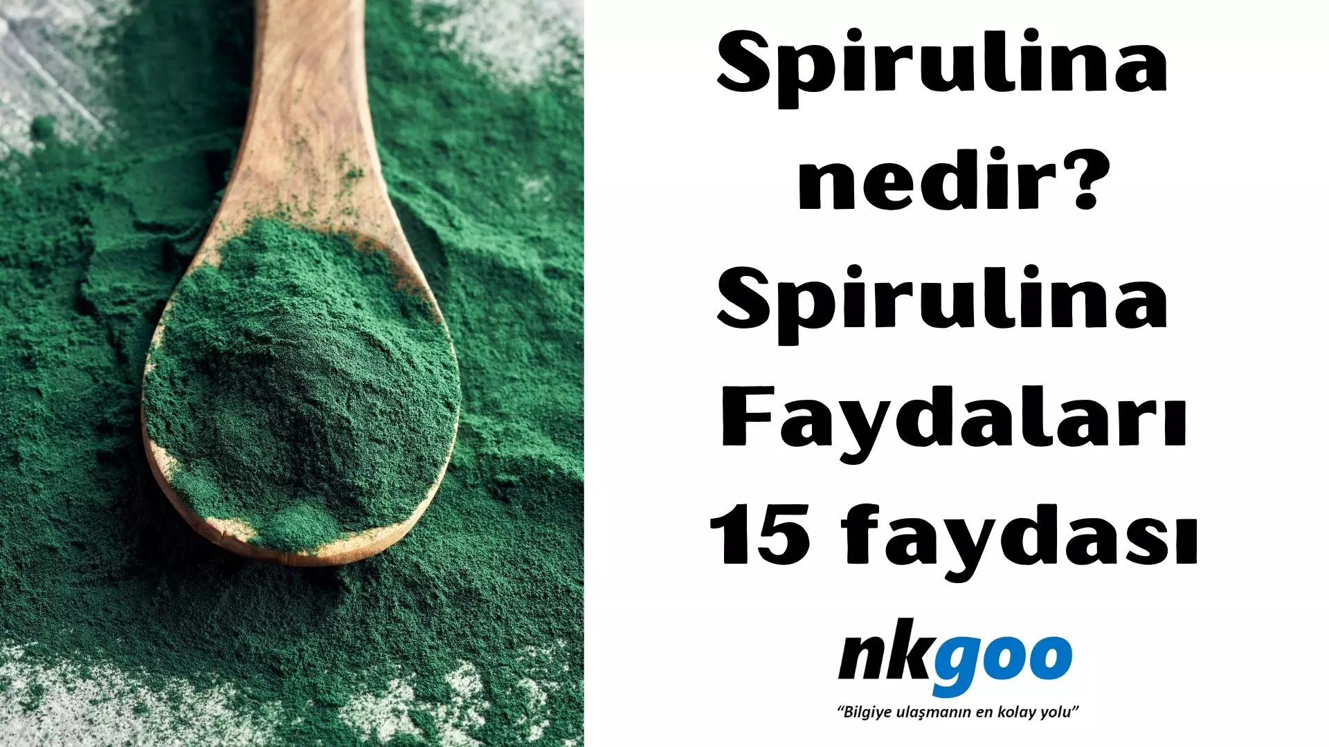 Spirulina Nedir? Spirulina faydaları, 15 faydası