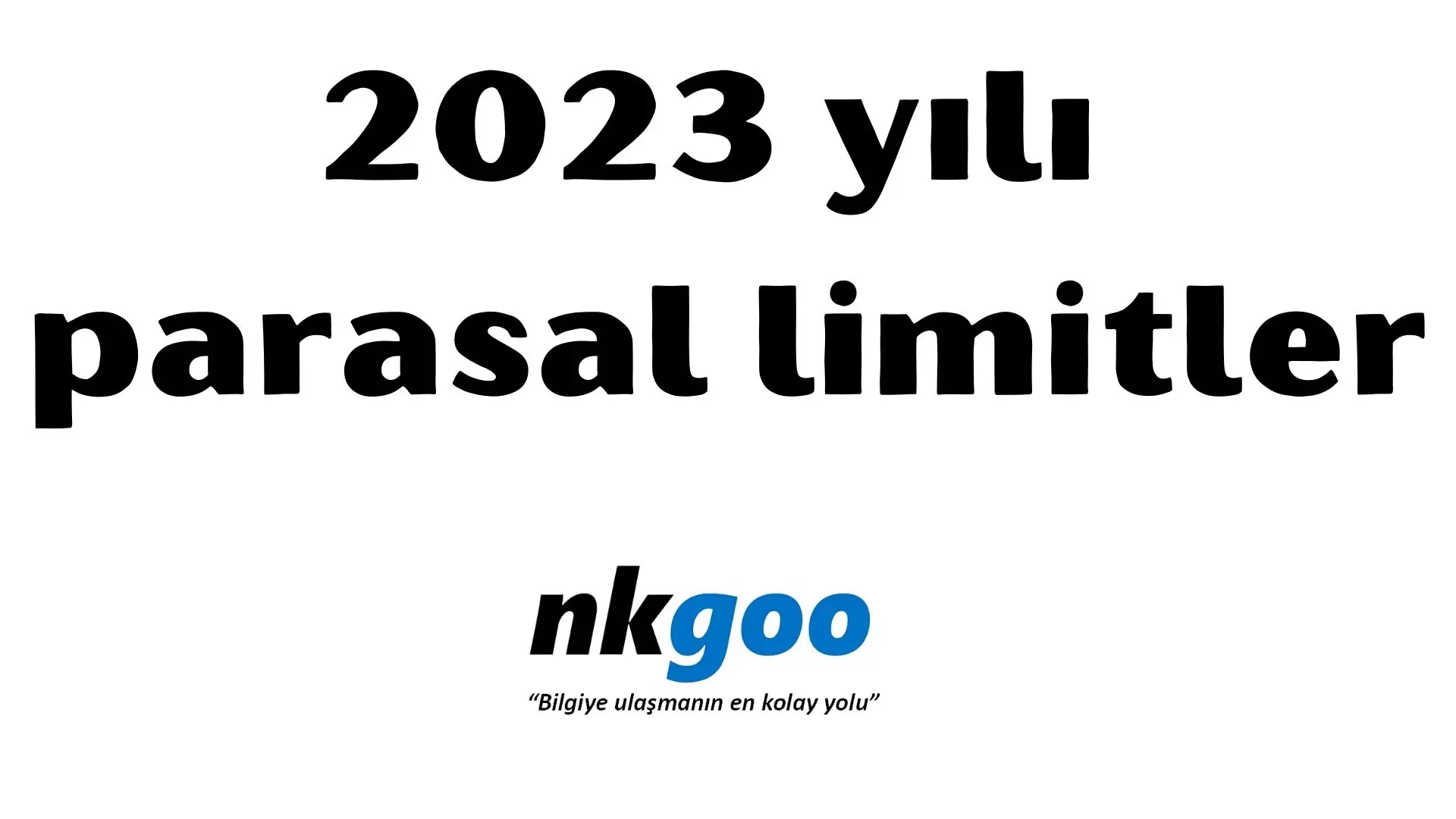 Parasal limitler 2023 yılı 