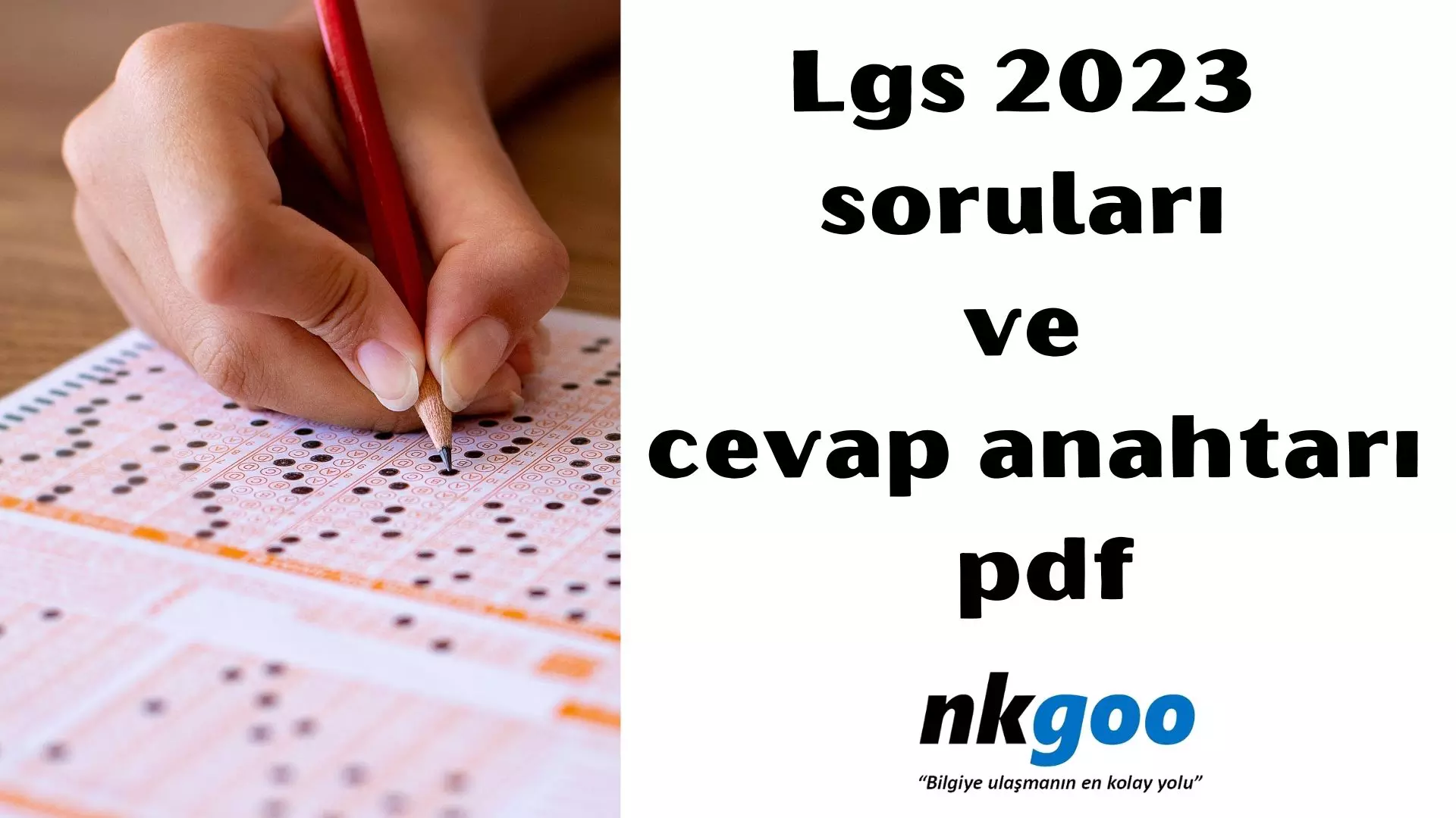 Lgs 2023 soruları ve cevap anahtarı pdf