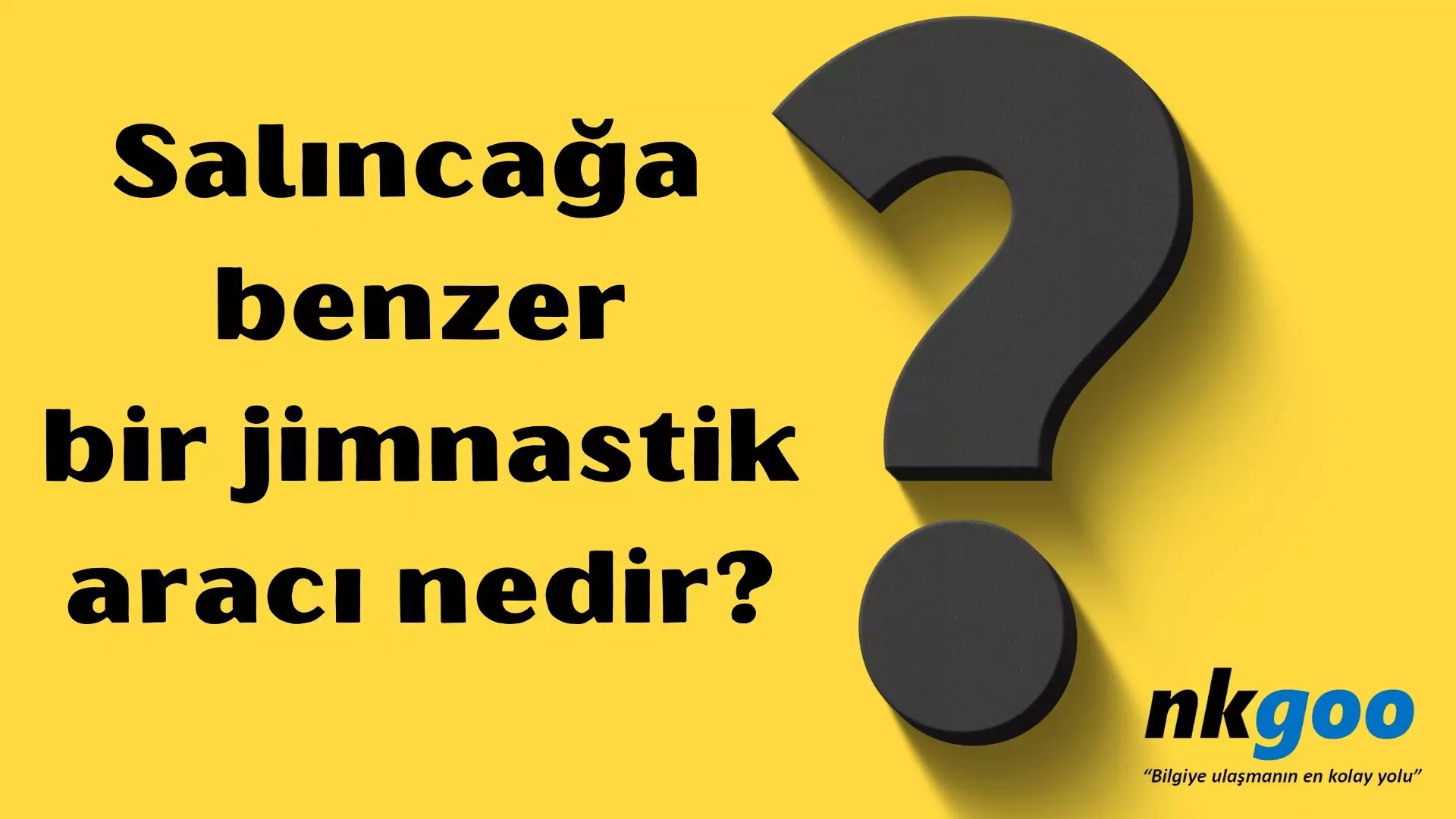 Salıncağa benzer bir jimnastik aracı nedir?