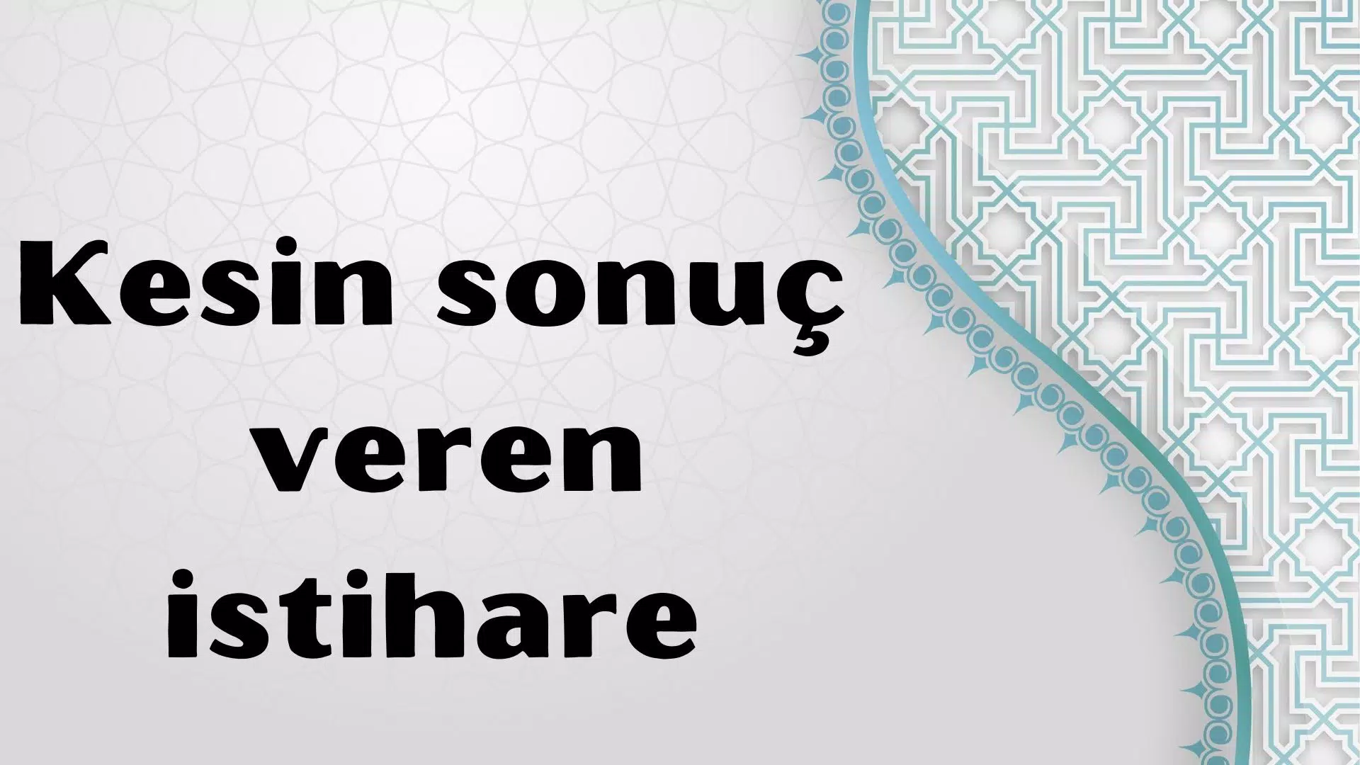 Kesin sonuç veren istihare, İstihare 10 adımı