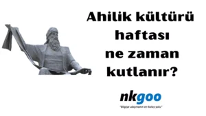 Ahilik kültürü haftası