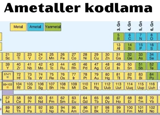 ametaller kodlama