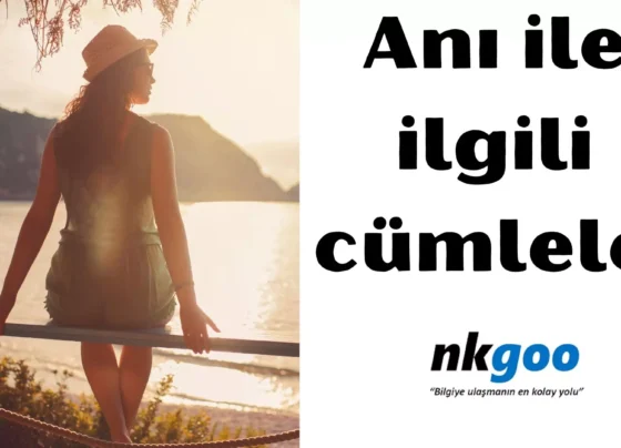 anı ile ilgili cümleler