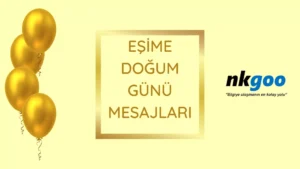 eşime doğum günü mesajı 