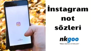 İnstagram not sözleri 