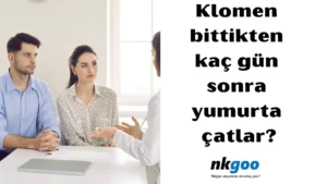 Klomen bittikten kaç gün sonra yumurta çatlar