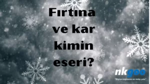 fırtına ve kar 