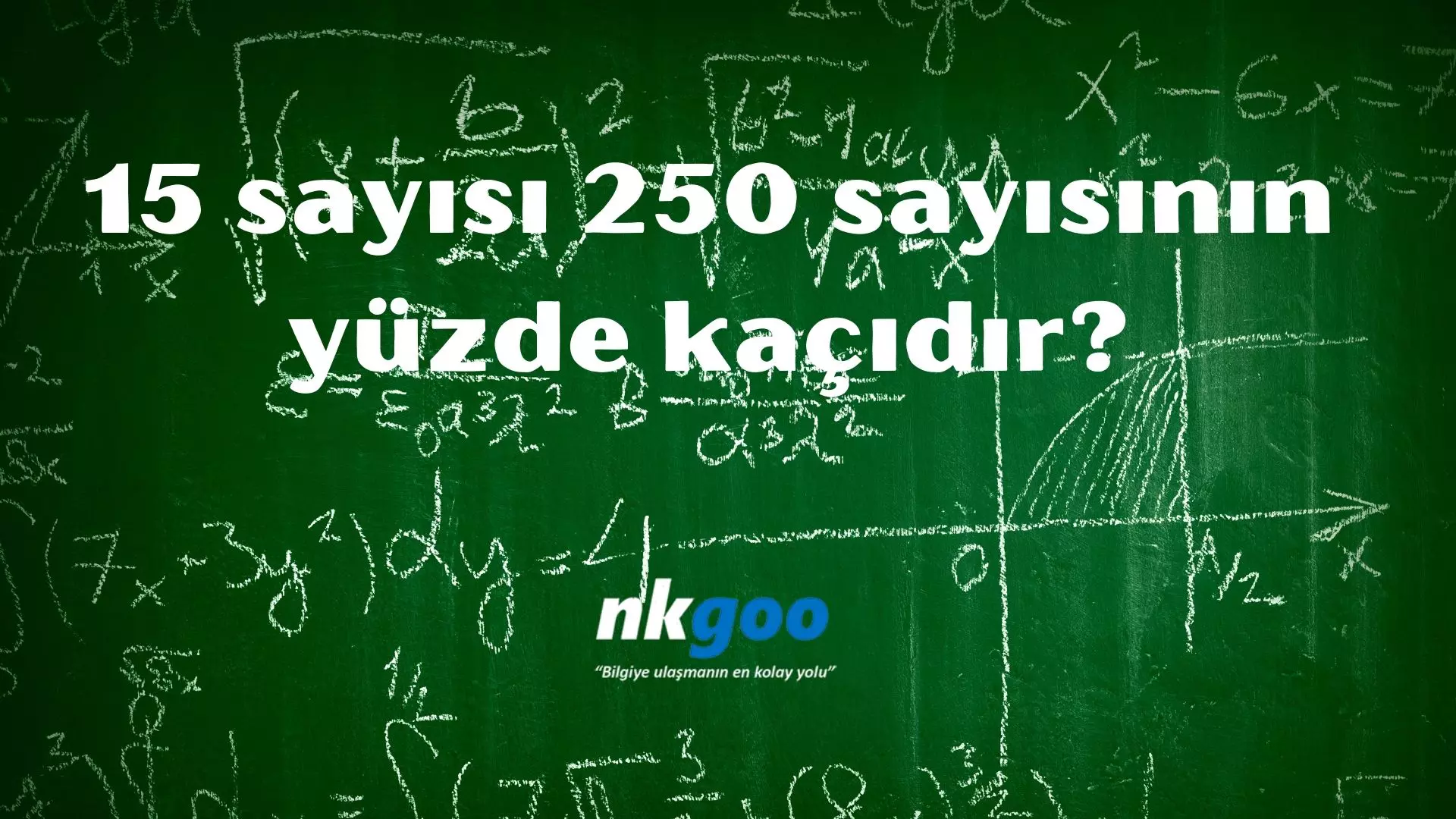 15 sayısı 250 sayısının yüzde kaçıdır?