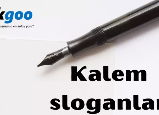 Kalem ile ilgili sloganları