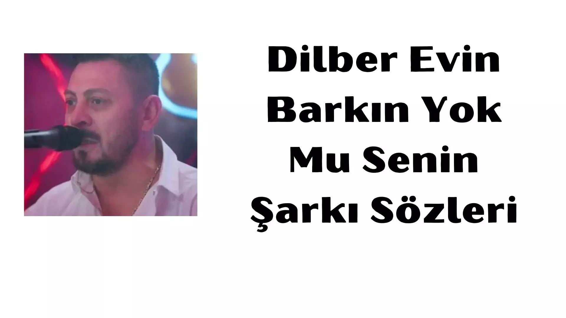 Dilber Evin Barkın Yok Mu Senin Şarkı Sözleri