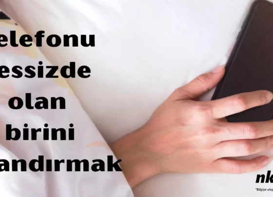 Telefonu sessizde olan birini uyandırmak