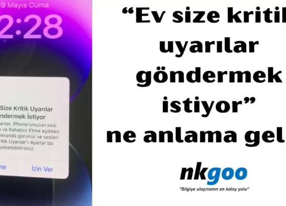 ev size kritik uyarılar göndermek istiyor