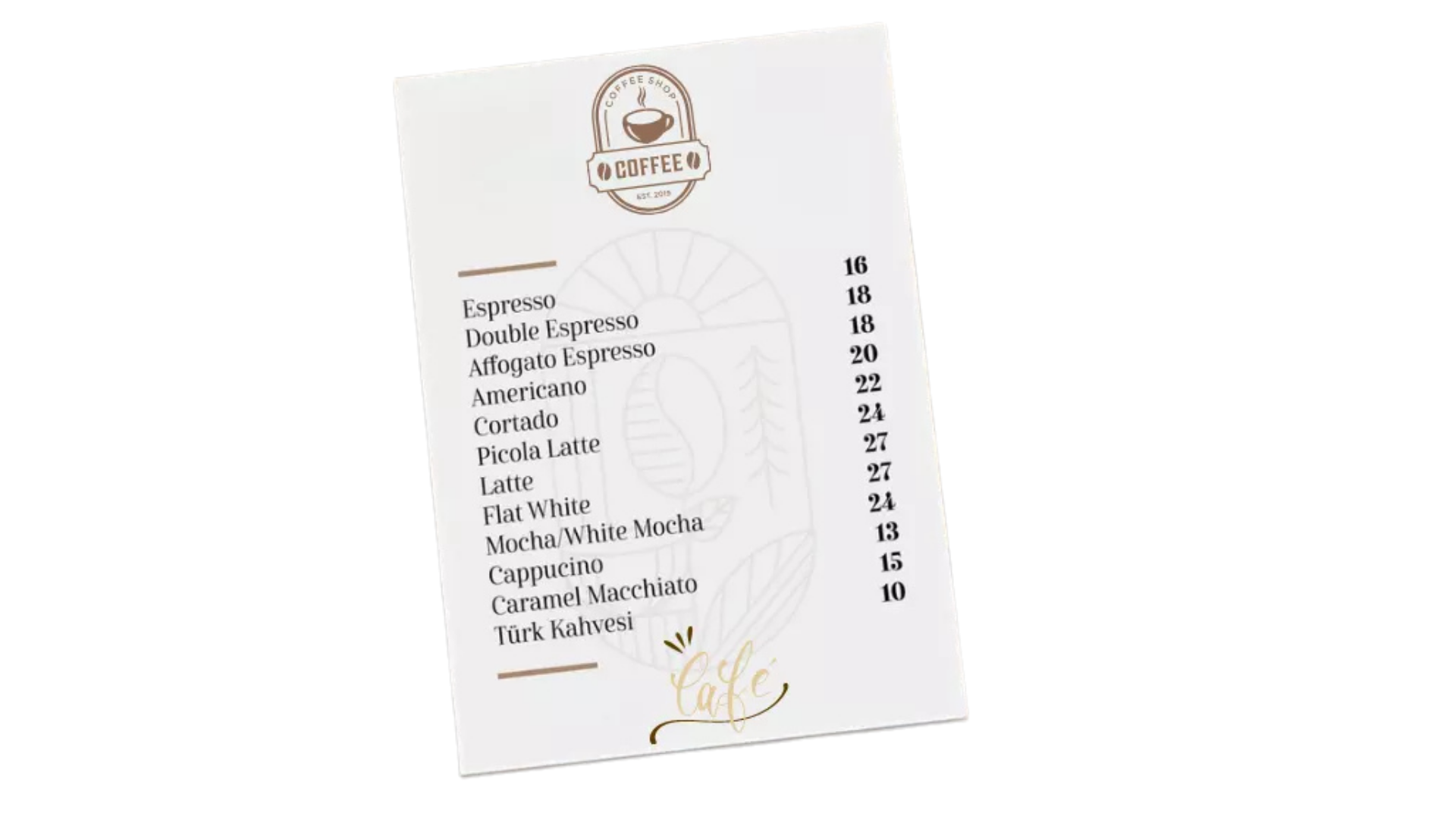 Dekota Menü Çeşitleri