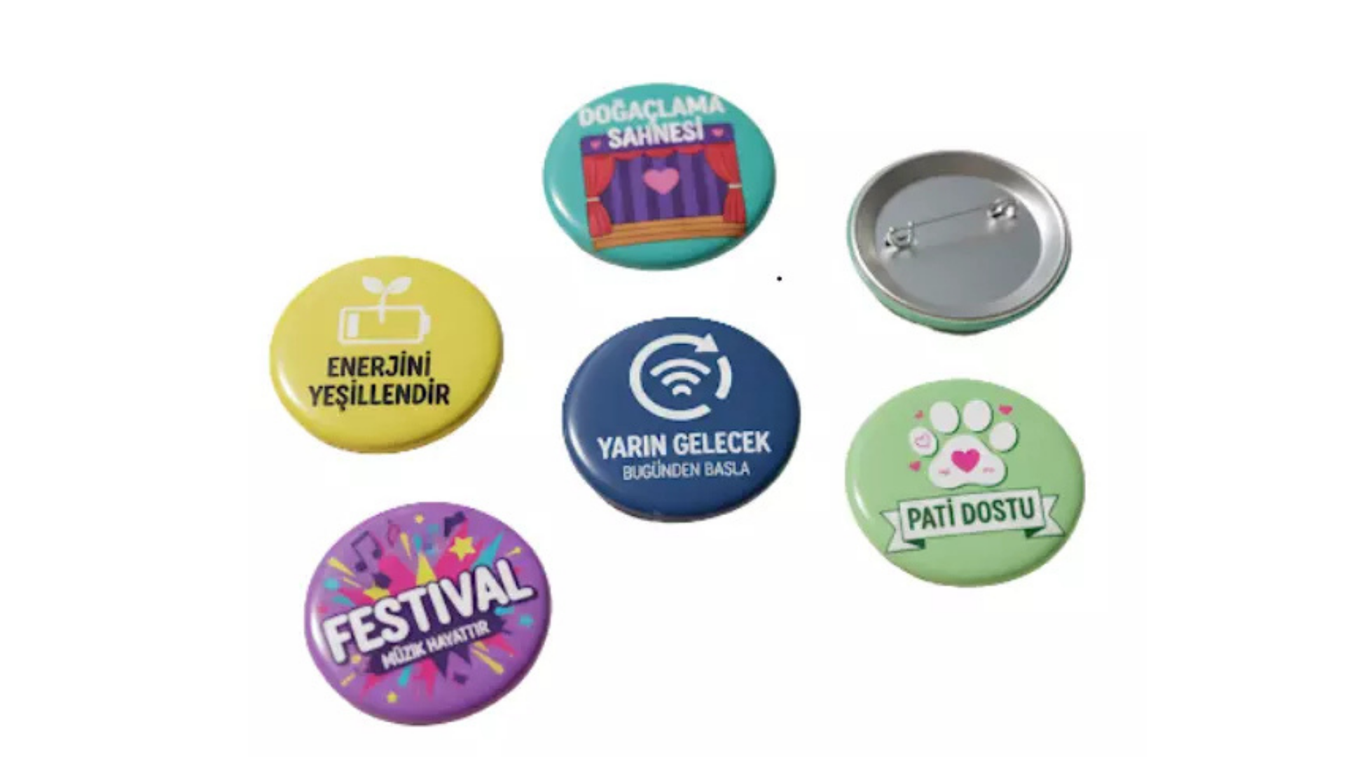 Buton Rozet ile Markanızı Tanıtın